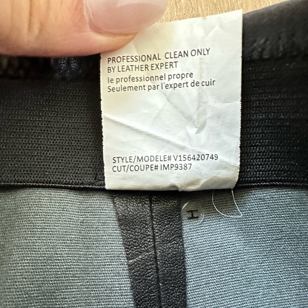 Vince Black Leather Leggings - Picture 4 of 8